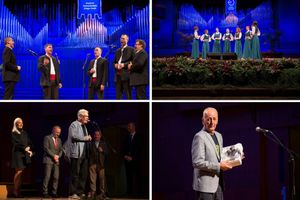 FOTO Omiške klape se vratile u kultnu dvoranu Lisinski - Dušanu Šarcu javno uručen Porin