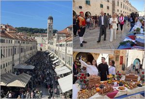 FOTO Humanitarna Dubrovačka trpeza ponovno na Stradunu okupila građane i posjetitelje