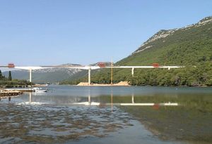 Traje betoniranje mosta preko Stonskog kanala - Završetak se očekuje početkom iduće godine