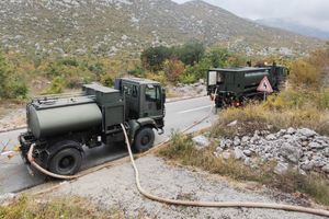 Hrvatska vojska pruža pomoć gradu Vrgorcu