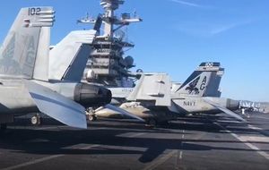 VIDEO Posjetili smo američki nosač zrakoplova USS George H.W. Bush