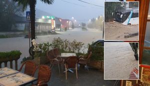 FOTO/VIDEO Potop u Novom Vinodolskom: "Ovako što ne pamtimo!"