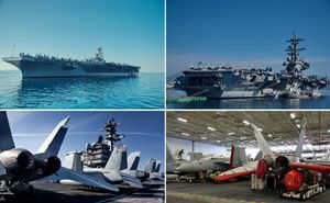 FOTO/VIDEO: FASCINANTNI KADROVI Golemi nosač danas isplovljava iz splitskog akvatorija, evo što smo sve snimili!