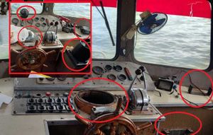 Nije se ni nasukao, a naši ga pokrali - S odbačenog broda iz Turske netko je prije odsukavanja "počistio" vrijednu opremu!