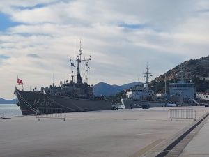 Posjet NATO brodova za protuminske mjere Hrvatskoj ratnoj mornarici
