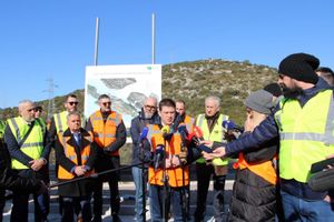 Butković obišao radove: "Stonska obilaznica bit će gotova do 1. travnja"