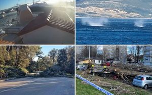 Štete od orkanske bure u Dalmaciji