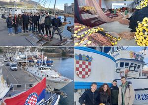 FOTO Pokrenuta jedinstvena suradnja između Pomorske škole u Splitu i ribarske luke Brižine