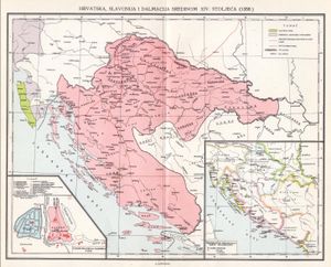 Zadarskim mirom iz 1358. godine Dalmacija i dio Kvarnera vraćeni Hrvatskoj
