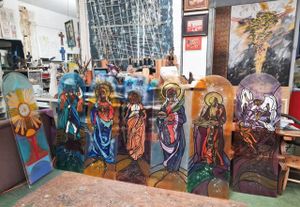 Ante Gotovina darovao 22 vitraja crkvi u Pakoštanima