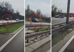 Dalmatinac snimio luđaka koji vozi u suprotnom smjeru na autocesti A1
