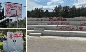VANDALIZAM U SUPETRU Dječje igralište išarano govorom mržnje