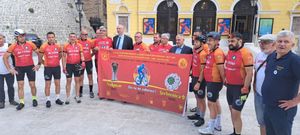 Startao biciklistički  maraton Split - Knin - Plitvička Jezera - Bihać – Srebrenica