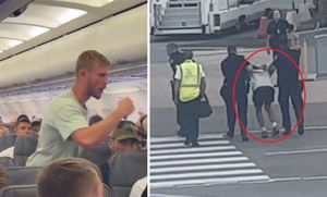 Pomahnitali Britanac nakon kaosa u zrakoplovu napao i policajce - Odveden je u zadarsku bolnicu