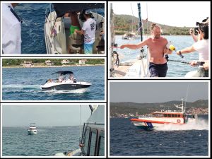 VIDEO Ovako izgleda zaustavljanje prijestupnika na moru - Neki se ljute, drugi prave nevješti, treći pozdravljaju kontrolu!