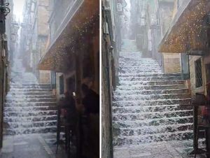 VODOPADI NIZ SKALINE Kiša dobro oprala Dubrovnik