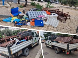 Komunalci u Kolanu na Pagu počistili smeće kojim su pojedinci rezervirali mjesto na plaži