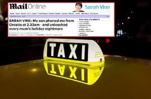 Britanska novinarka u kolumni za Daily Mail: "Sina je u Hrvatskoj zatočio taksist, uplašen me zvao u 2 ujutro!"
