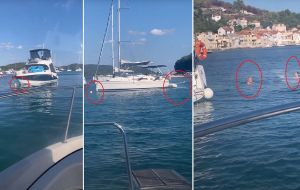 VIDEO: KAOS U PRVIĆ LUCI Brodovi se vežu uz područje za kupače, posade jahti kupaju se u području za sidrenje i plovidbu