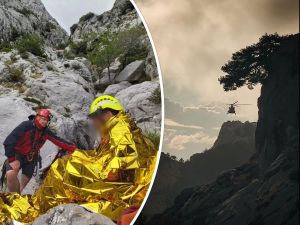 HGSS u iznimno teškim uvjetima spasio stranog penjača s Biokova