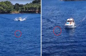 VIDEO Muškarac skočio u more s trajekta Preko - Zadar: "Svukao se u WC-u gol i skočio!"