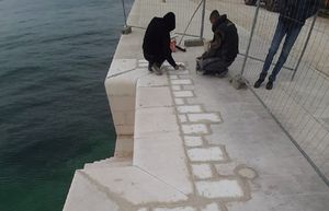 Dio kamena sa stare zadarske rive završio na deponiju