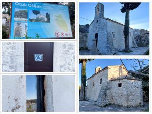 Crkvica iz 6. stoljeća na otočiću Ošljaku obnovljena PVC stolarijom - Župnik: "Tko vam je dao moj broj?"