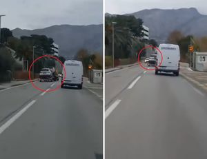VIDEO Pogledajte snimku luđačkog pretjecanja kod Omiša