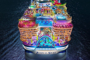 OVO JE NAJVEĆI SVJETSKI KRUZER - Uskoro po prvi put isplovljava,a kum na "krštenju" bit će mu Lionel Messi!