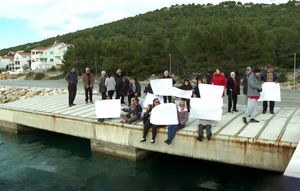 Kaprijani opet blokirali pristup trajektu na novom pristaništu - Žele cestu i prijevoz do kuća