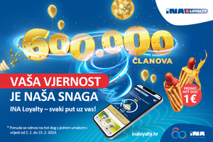 INA Loyalty program vjernosti broji 600.000 članova!