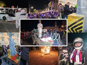 FOTO: MAŠKARANI ŠUŠUR U SPLITU Narod presudio: "Za sve je kriv Pila o' čovika!"