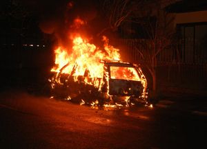 Zapalio auto u Pakoštanima!