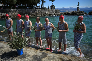 Proslava blagdana Cvjetnice u moru