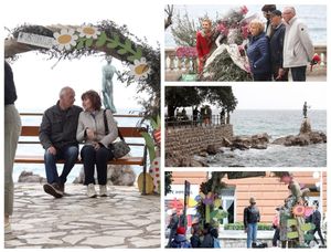 FOTO Turistima u centru Opatije na Uskrs ni južina ne smeta