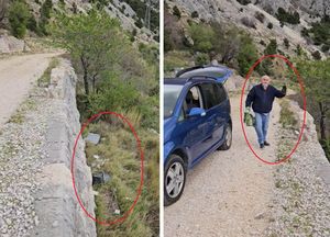 UHVAĆEN NA DJELU Muškarac pod Biokovom izbacivao opasan otpad iz automobila u prirodu!
