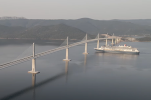 Što bi se dogodilo kada bi veliki brod udario u Pelješki most?