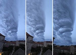 DANAS NA MORU OČEKUJTE PIJAVICE Pogledajte što smo snimili nad Hvarom!