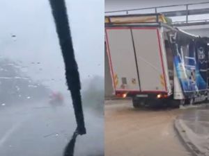 BUJICE I TUČA Prilično jako nevrijeme pogodilo Dalmaciju - najgore je bilo na sjeveru!