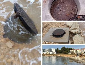 ŠAHTOVI U MORU U PRIVLACI Fekalna kanalizacija ide preko pomorskog dobra i šetnica! Načelnik: "To pišu neljudi kojima je dosadno i izgubili su na izborima!"