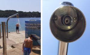 BIZARNA KRAĐA Netko je na Cresu s tuševa na plaži pokrao rozete!