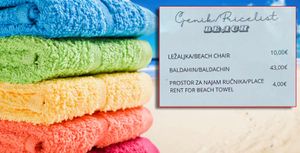 Beach bar u Vodicama naplaćuje mjesto za ručnike - tvrde da se radi o privatnom posjedu, a ne o plaži!