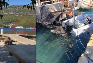 Oglasila se policija o Turčinu koji je velikim valovima svoje jahte izazvao ogromnu štetu na Pelješcu