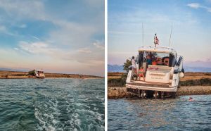 Ispriječio im se otok! Očevidac: "Pitali smo jesu li ozlijeđeni, pa su rekli da su svi dobro..."