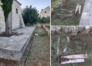 MISTERIJ OTOČNIH FEKALIJA Nakon članka na Morskom, sanirana fekalna cijev ispred crkvice na Ošljaku