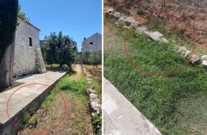 Sramota na otočiću Ošljaku: "Uskoro je Velika Gospa, a do crkve jedino u čizmama, septička jama se izlijeva uokolo"