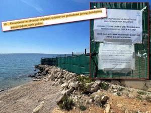 OGRADILI 2 km POMORSKOG DOBRA Kamp Straško kod Novalje na Pagu direktno krši Zakon i uvjete koncesije: "Ne možete uz more, morate kroz kamp!" - Odgovori odgovornih su još strašniji!