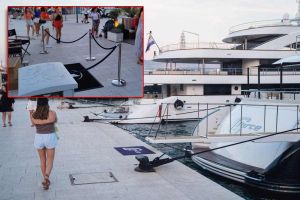 ZAPIŠAVANJE TERITORIJA Jahtaši se privezuju za splitsku zapadnu obalu, pa stave ogradu, a smeće bacaju gdje stignu!