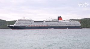 Ispred Zablaća se usidrio Queen Anne, kojim upravlja žena - To je najduži i najširi kruzer koji je do sad stigao u Šibenik