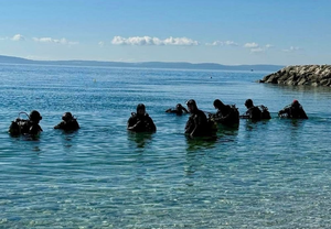Veterani 4. gardijske brigade očistili podmorje u Stobreču